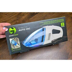 Smart Gear 12-Volt DC Auto Vac With Powerful Suction & Crevice Tool